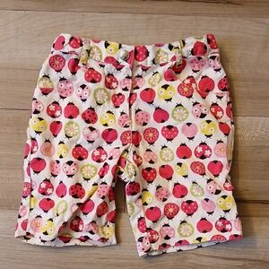 Gymboree Pretty Ladybug Bermuda Shorts with Ladybug Size 4 (I)